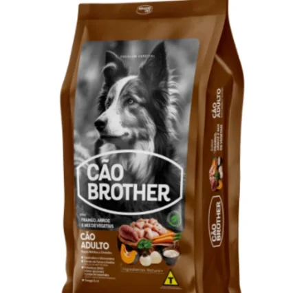 CÃO BROTHER NATURAL ADULTO RAÇAS MEDIAS E GRANDES 15KG
