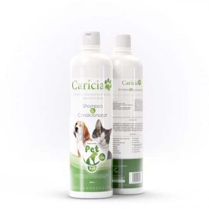 CARICIA SHAMPOO E COND. PELOS CURTOS ANTIPULGAS 350ML