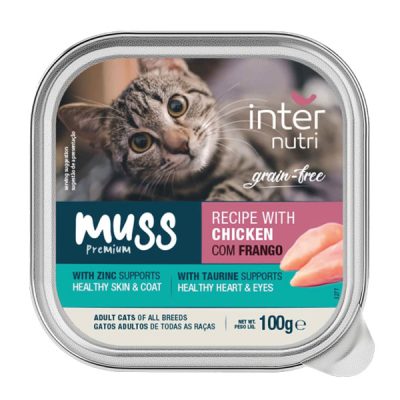 INTERNUTRI MUSS PATE CAT VACA E ERVILHAS 100G