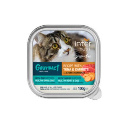 INTERNUTRI MUSS PATE CAT ATUM E CENOURAS 100G