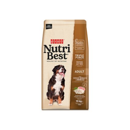 NUTRIBEST ADULT IBERIAN PORK AND RICE 15KG