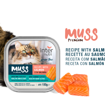 INTERNUTRI MUSS PATE CAT SALMÃO 100G