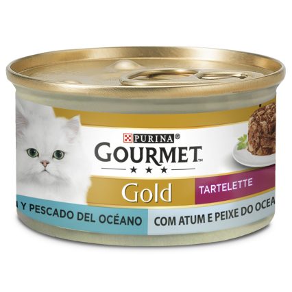 GOURMET GOLD TARTELETTE DUO ATUM/PEIXE OCEANO 85GR