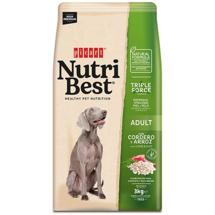 NUTRIBEST ADULTO CORDEIRO&ARROZ 3KG