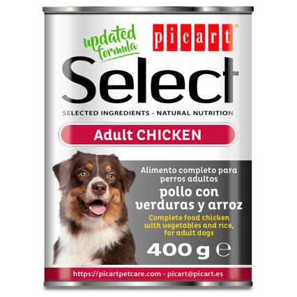 SELECT ADULTO CHICHEN WET 400G
