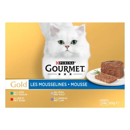 GOURMET GOLD SELECCAO DE MOUSSES 85G
