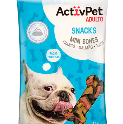 SNACK MINI BONES 140GR ACTIVPET