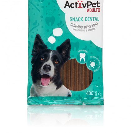 SNAK DENTAL RAÇAS MÉDIAS&GRANDES- ACTIVPET 400GR