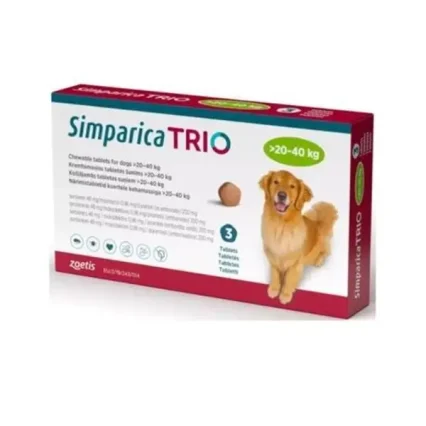 SIMPARICA 20-40 TRIO INT/EXT (1UNI)