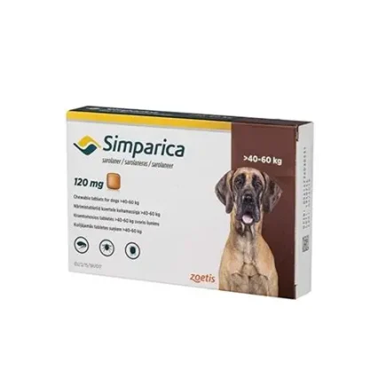 SIMPARICA CAES 120MG 40-60KG (1UNI)