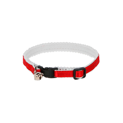 COLEIRA P/GATOS REFLETORA VERMELHA