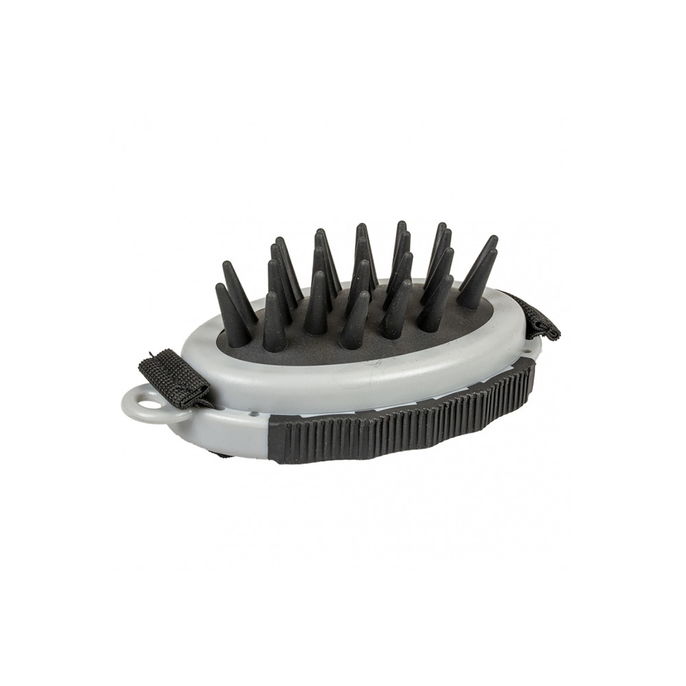 ESCOVA DE MASSAGEM PRETA / CINZA