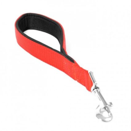 TRELA CURTA NYLON-30CM VERMELHO DUVO