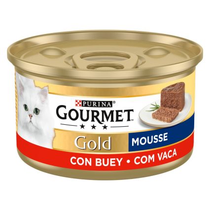 GOURMET GOLD MOUSSE VACA 85GR