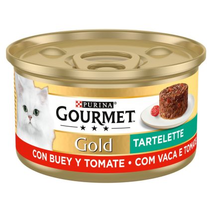 GOURMET GOLD TART C/ CARNE E TOMATE 85GR
