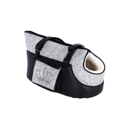 MALA DE VIAGEM CHIARA 40X20X21CM CINZA/PRETO