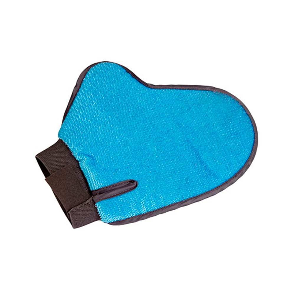 LUVA P/ ESCOVAR CÃO 23CM AZUL