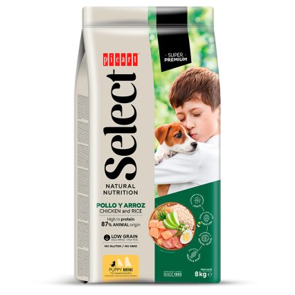 SELECT MINI PUPPY 8KG-Frango e arroz