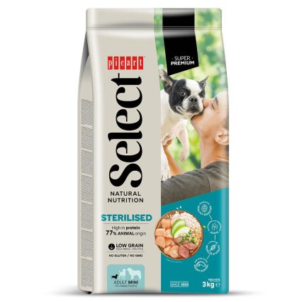 SELECT ADULT MINI LIGHT STERILISED 3KG - Frango e arroz