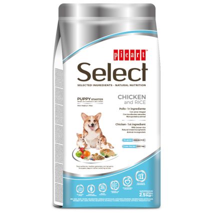SELECT PUPPY STARTER 2.5KG - Frango e arroz