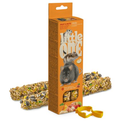 LITTLE ONE STICKS COM FRUTOS E NOZES 2x60gr