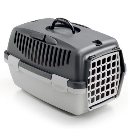 TRANSPORTADORA GULLIVER 1 48X32X31CM CINZA/BRANCA