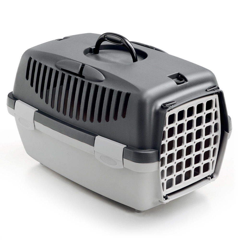 TRANSPORTADORA GULLIVER 1 48X32X31CM CINZA/BRANCA