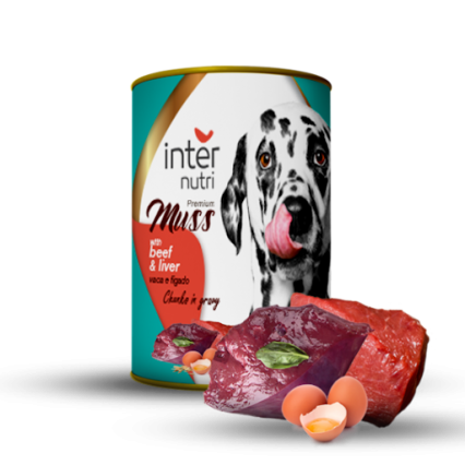 INTERNUTRI MUSS DOG VACA/FIGADO 415G