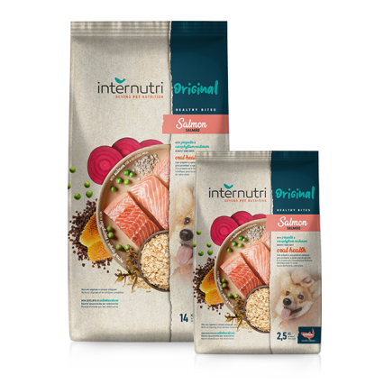 INTERNUTRI ORIGINAL DOG SALMÃO 14KG