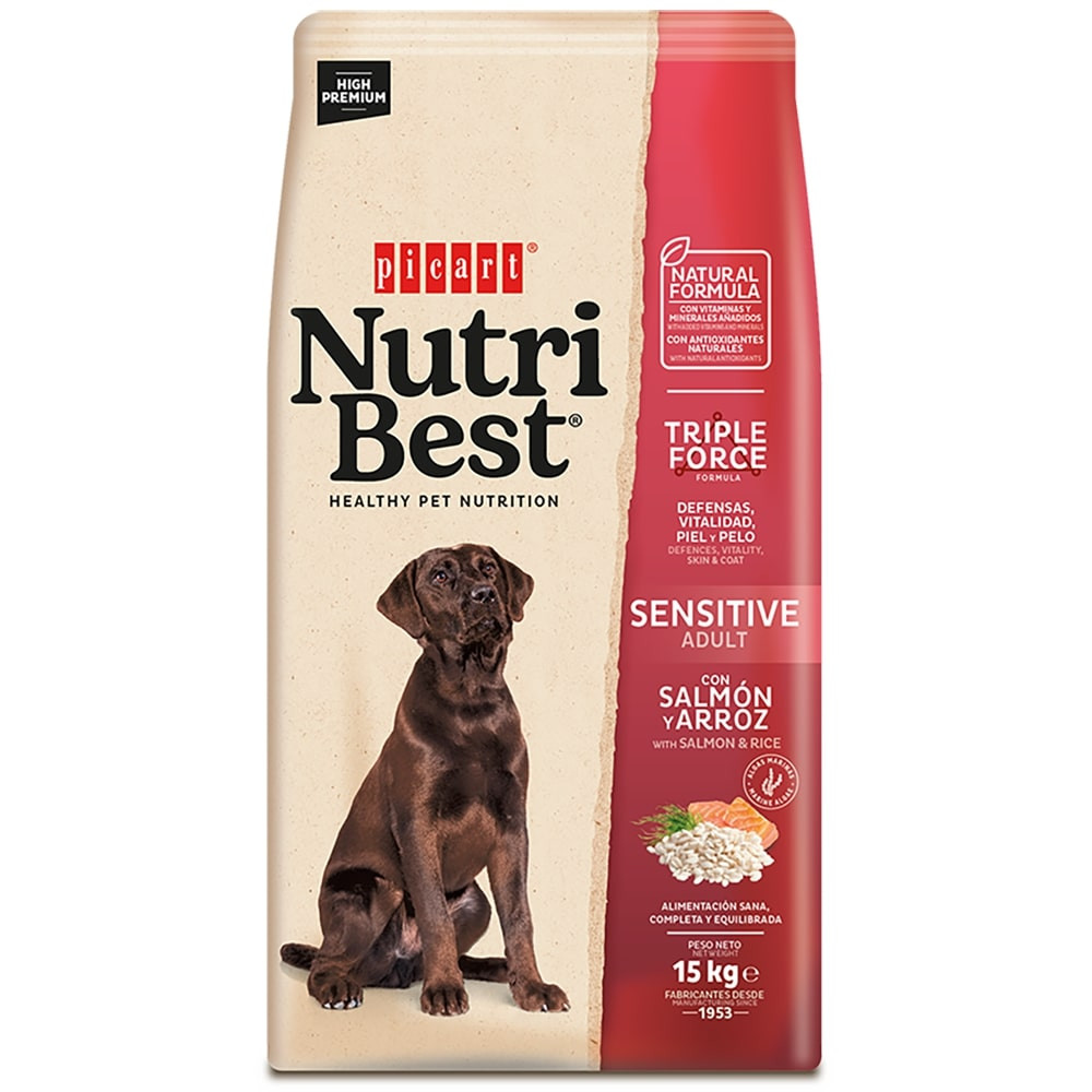 NUTRIBEST SENSITIVE SALMAO 15KG